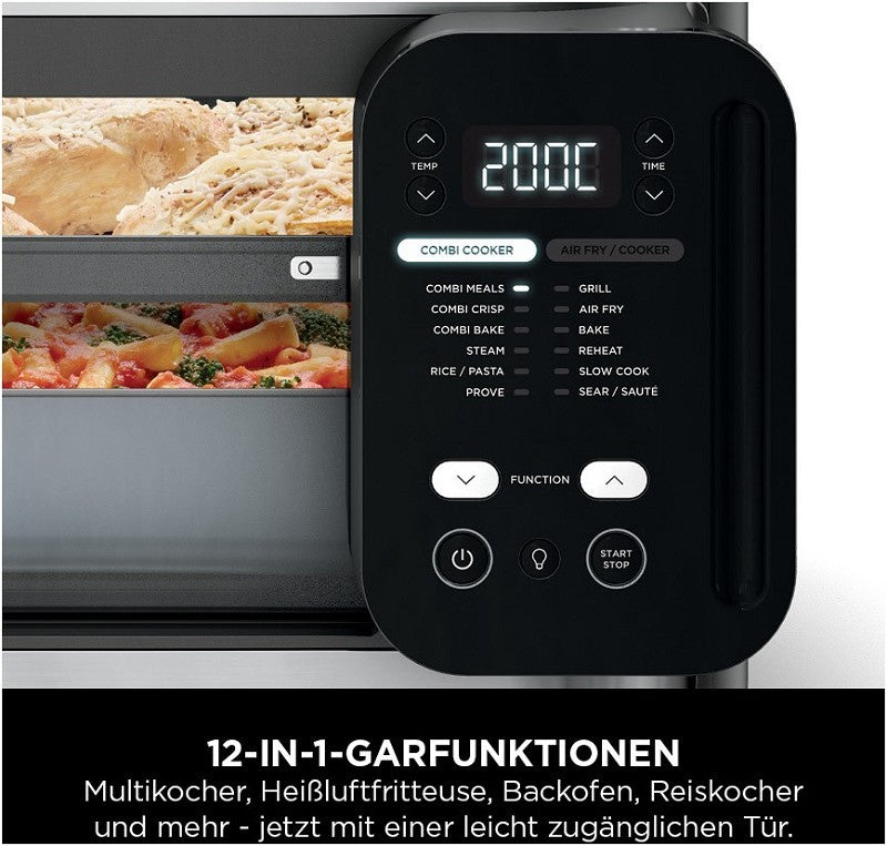NINJA Miniofen Combi SFP700EU Airfryer Minibackofen Dampfbackofen