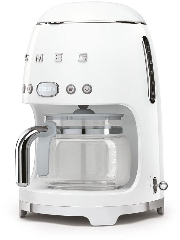 Smeg Kaffeemaschine DCF02WHEU 50s Retro Style Weiß
