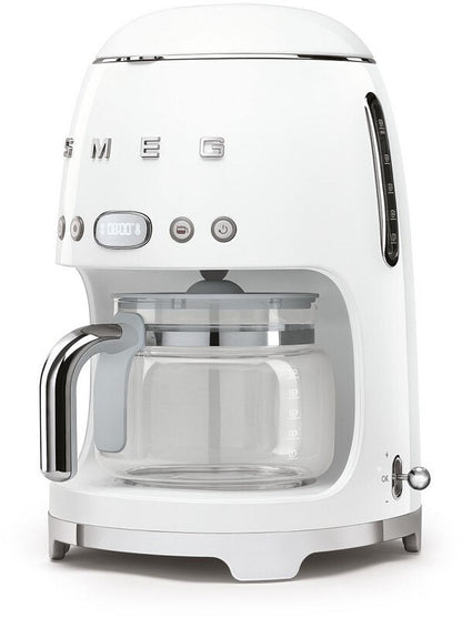 Smeg Kaffeemaschine DCF02WHEU 50s Retro Style Weiß