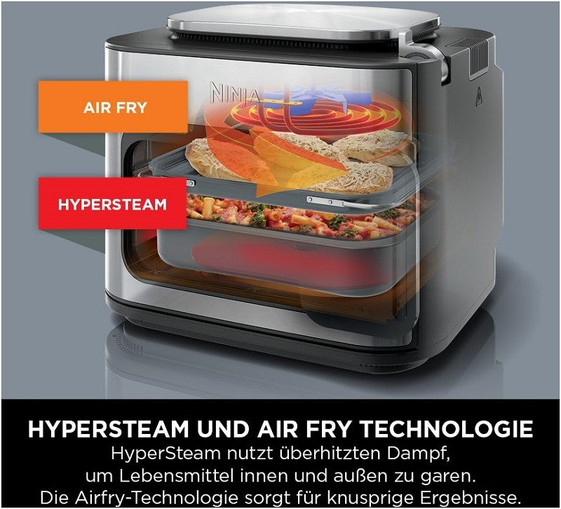 NINJA Miniofen Combi SFP700EU Airfryer Minibackofen Dampfbackofen