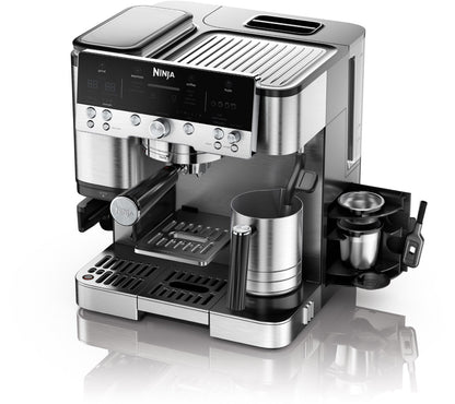 NINJA ES601EU Siebträgermaschine schwarz/edelstahl