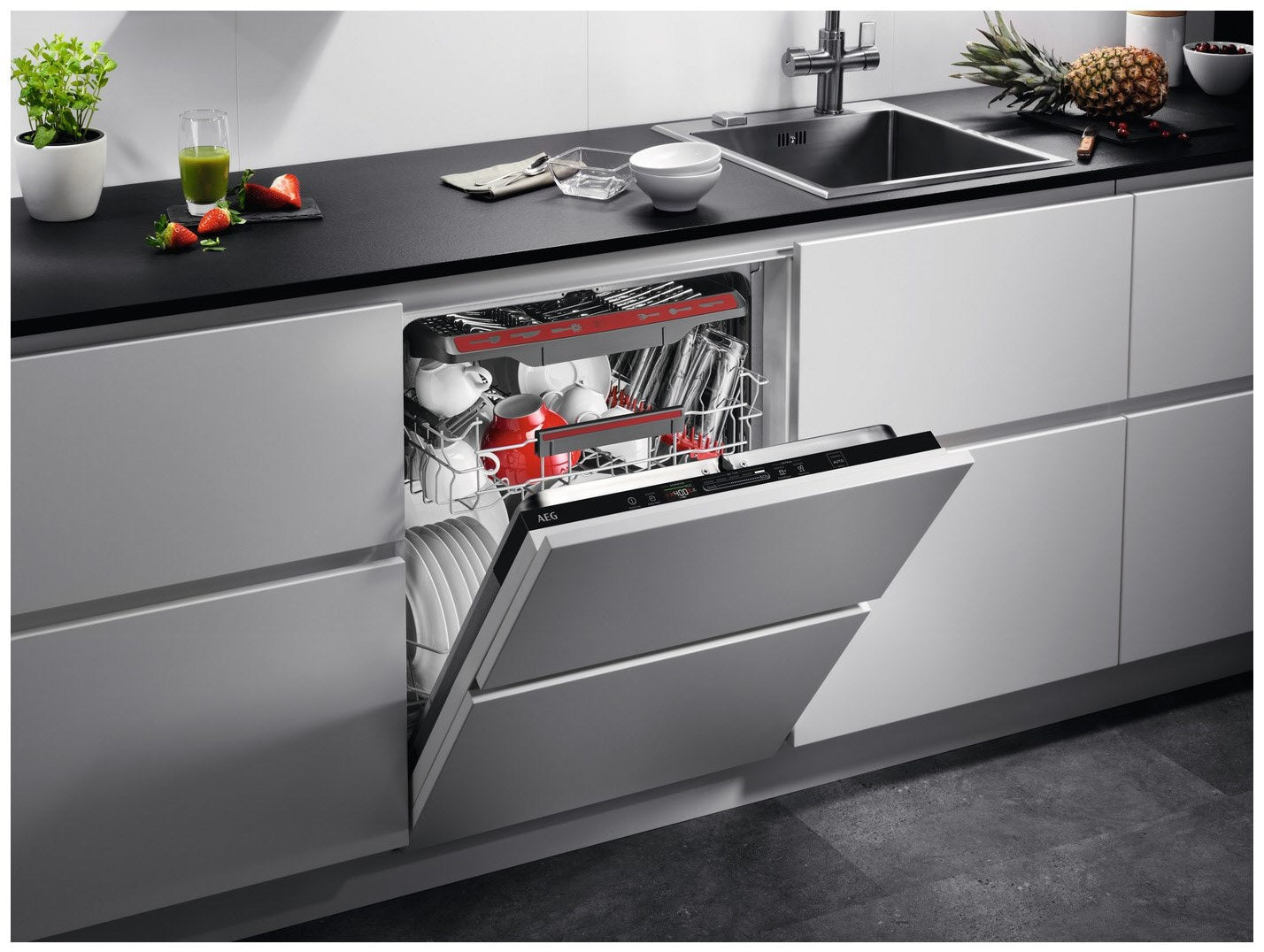 AEG Favorit FSB64917Z Vollintegrierbarer 60 cm Geschirrspüler / C