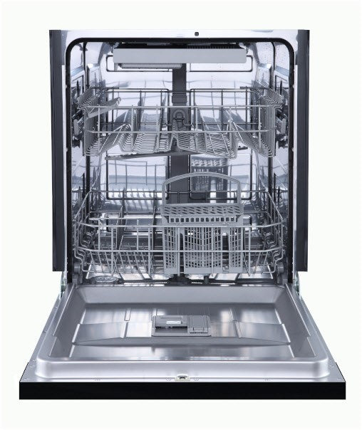 Wolkenstein WGSP14-6DTI Teilintegrierter Einbau-Geschirrspüler 60 cm schwarz