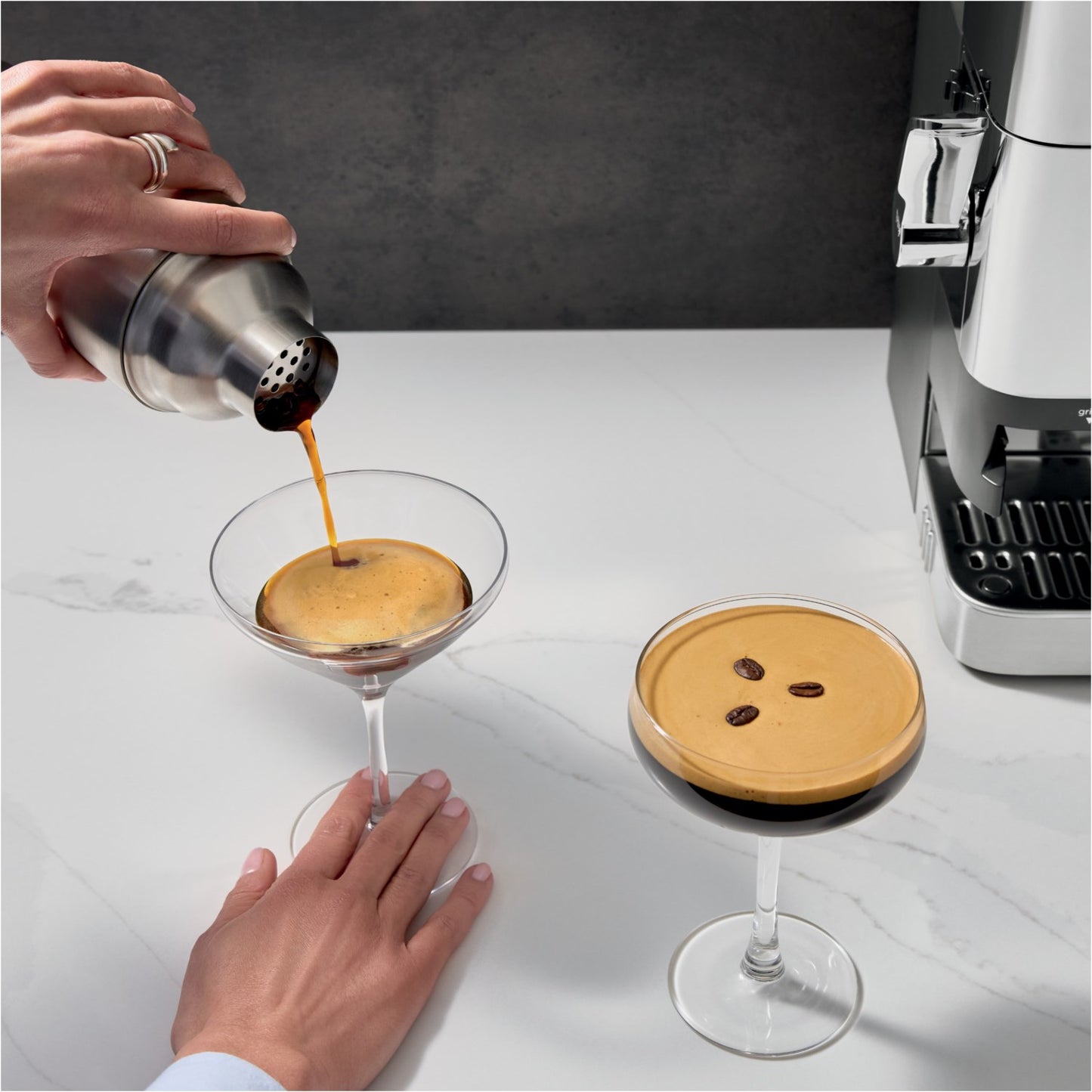 NINJA ES701EU Siebträgermaschine schwarz/edelstahl