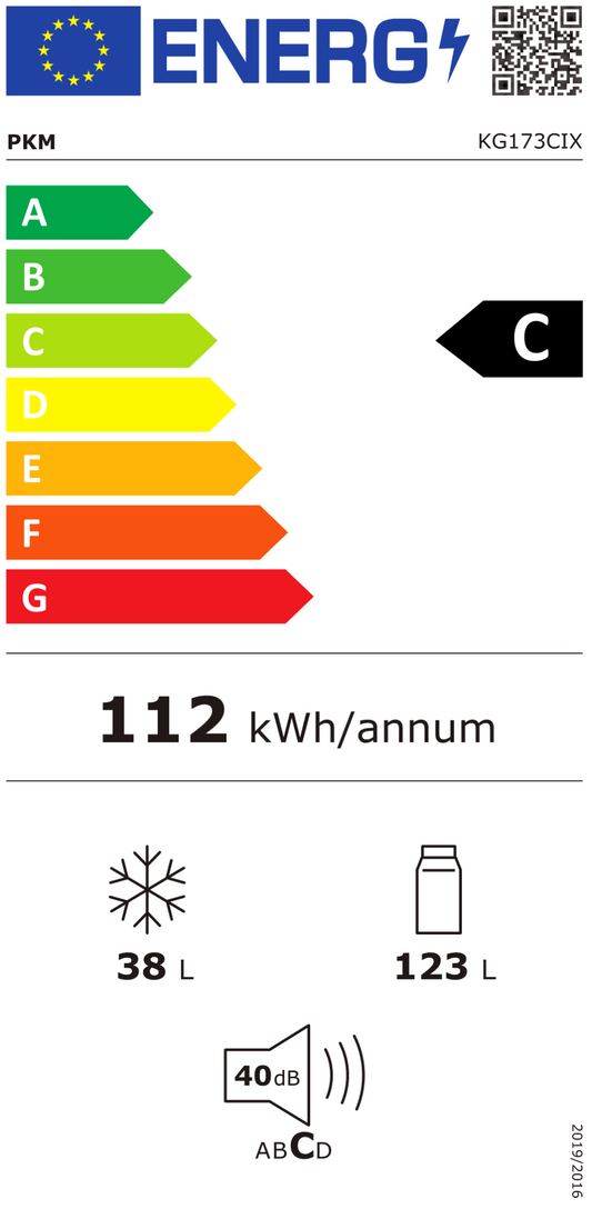 PKM KG173CIX Kühl-/Gefrierkombination inox