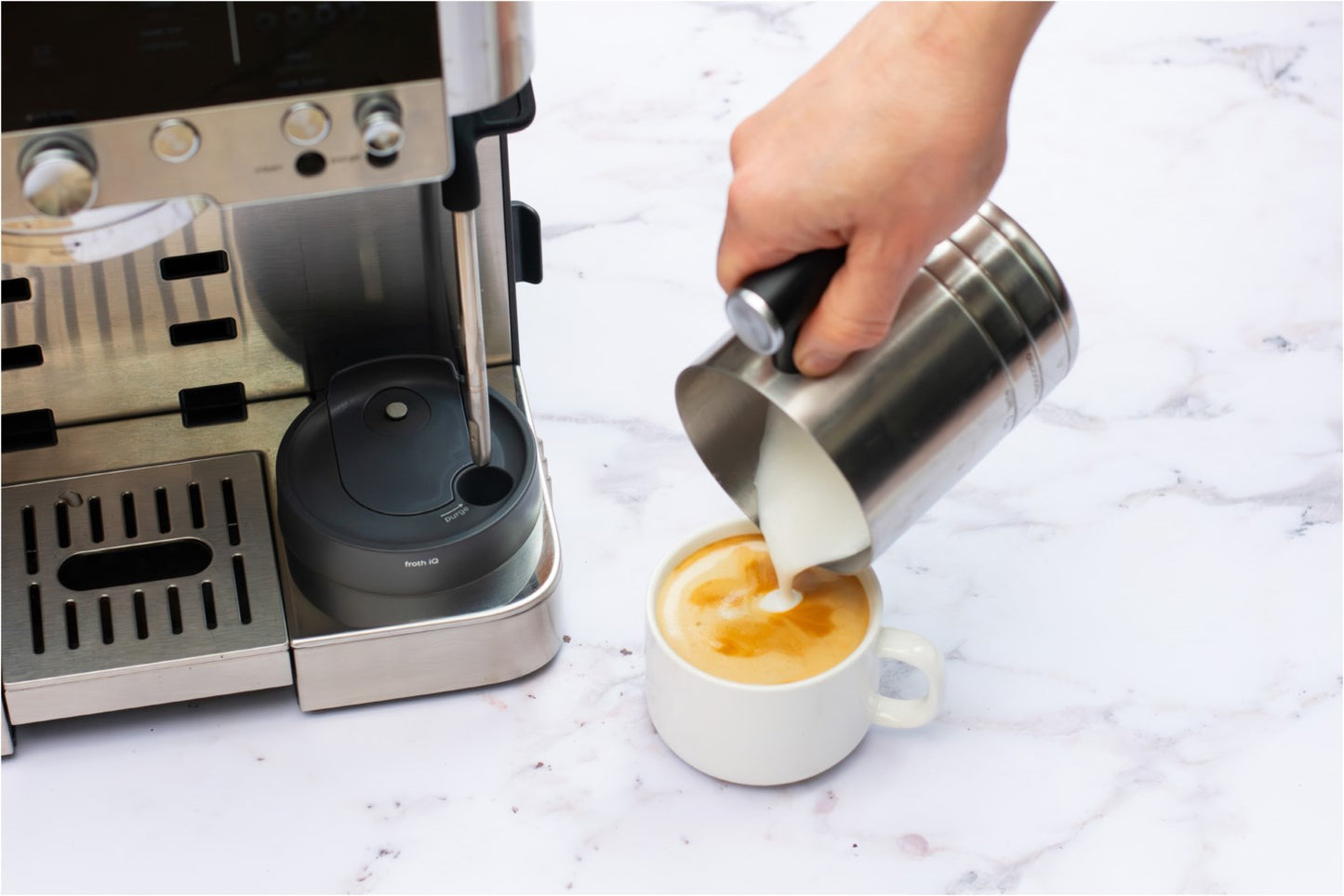 NINJA ES601EU Siebträgermaschine schwarz/edelstahl