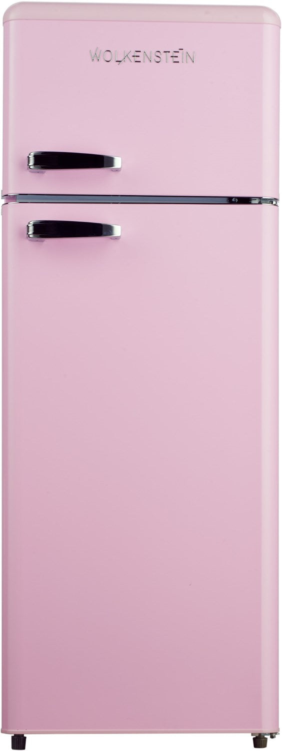 Wolkenstein GK212.4RT SP Standkühlschrank mit Gefrierraum pink