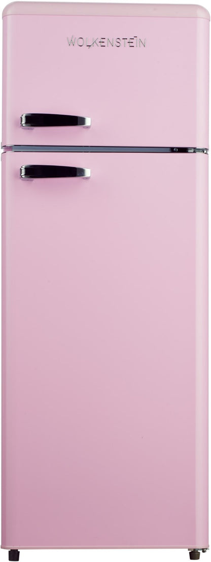 Wolkenstein GK212.4RT SP Standkühlschrank mit Gefrierraum pink