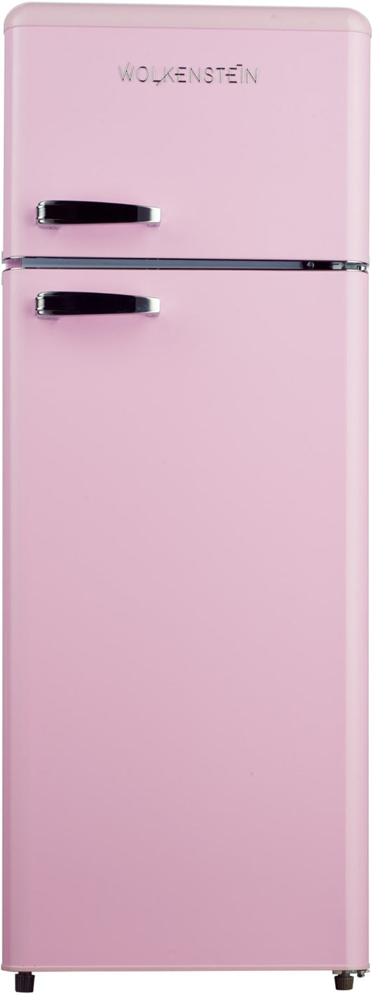 Wolkenstein GK212.4RT SP Standkühlschrank mit Gefrierraum pink