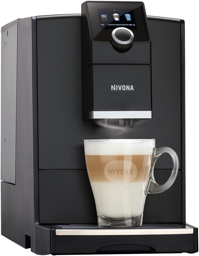 Nivona CafeRomatica NICR 790 Kaffee-Vollautomat mattschwarz/chrom