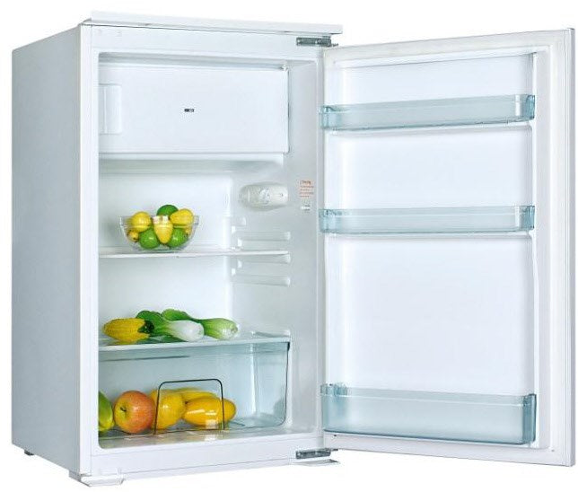 PKM KS 120.4 A++ EB Einbau-Kühlschrank mit Gefrierfach weiß
