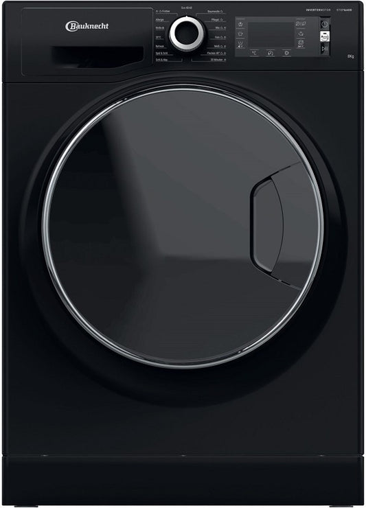 Bauknecht WM BB 8A, 8 kg,1.400 U/min, Waschmaschine, schwarz