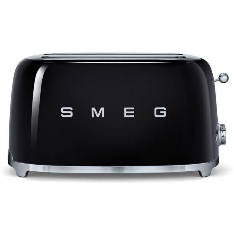 Smeg Toaster TSF02BLEU 50s Style, Langschlitz 4-Scheiben, black