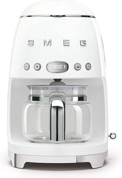 Smeg Kaffeemaschine DCF02WHEU 50s Retro Style Weiß