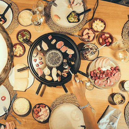 SEVERIN RG 2348 Raclette-Fondue-Set edelstahl