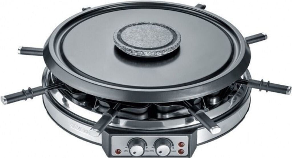 SEVERIN RG 2348 Raclette-Fondue-Set edelstahl
